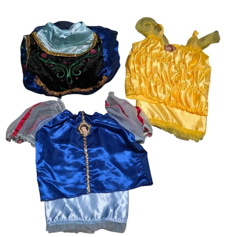 Disney Princess Costume Trio - Belle, Snow White & Ana